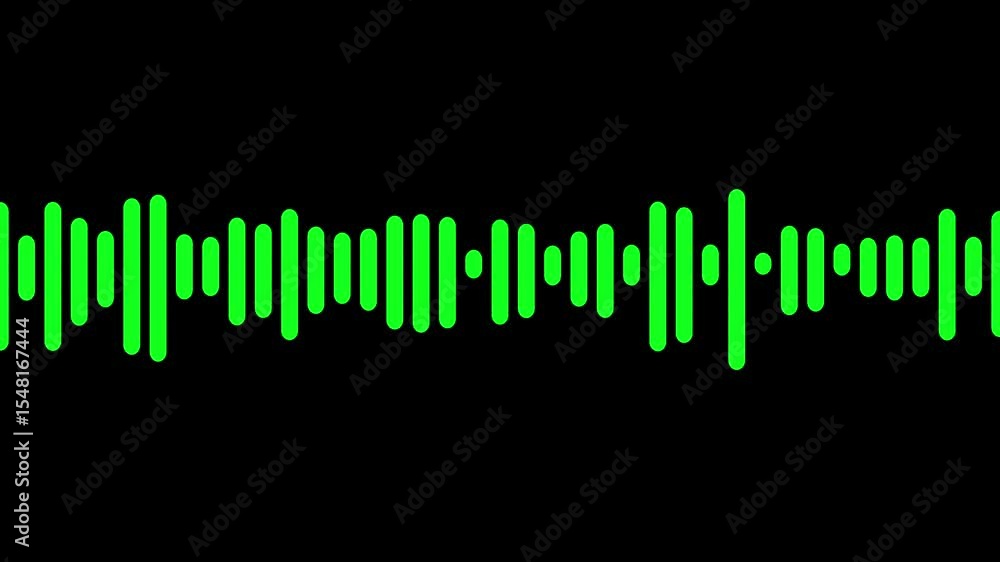 Poster abstract music sound wave or audio waveform on a white background. technology digital signal audio s