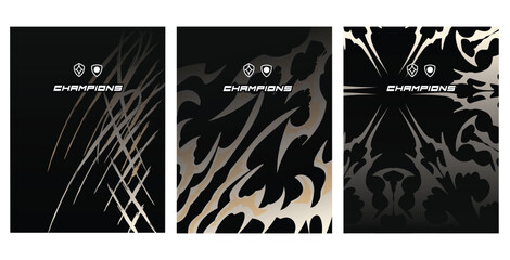 Bundle design Pattern, for jersey, sport, or, Drk Background