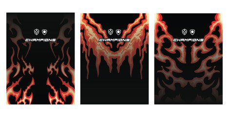 Bundle design Pattern, for jersey, sport, or, Drk Background