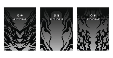 Bundle design Pattern, for jersey, sport, or, Drk Background