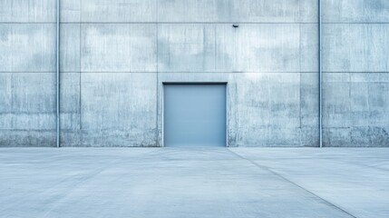 Obraz premium Concrete warehouse door