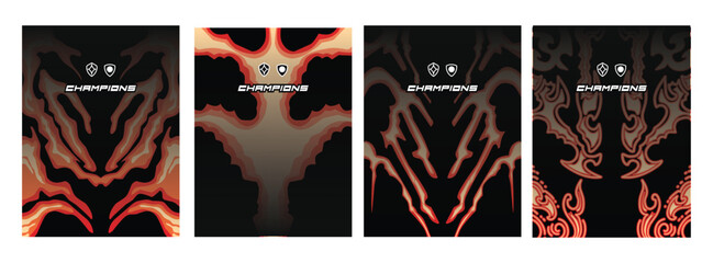 Bundle design Pattern, for jersey, sport, or, Drk Background