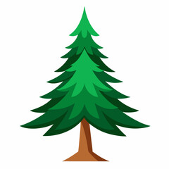 green christmas tree