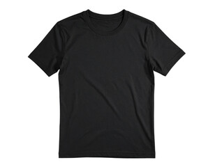 black t-shirt transparent background.