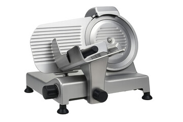 Professional meat slicer machine isolated on transparent background