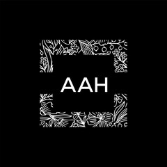 AAH Letter Initial Logo Design Template Vector Illustration