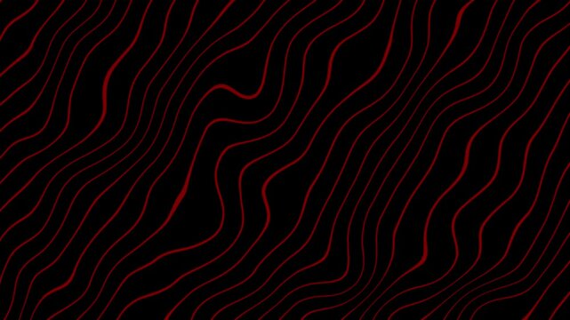 red abstract pattern background with seamless line art decoration