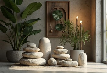 Interior Design of Zen Leisure Area