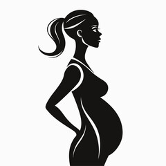 silhouette of a girl