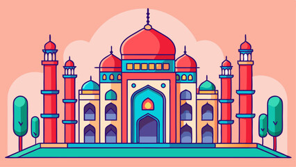 taj mahal agra india