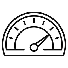 speedometer vector icon