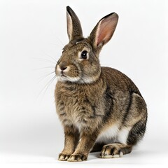 Obraz premium rabbit in a transparent or white background