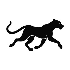 Naklejka premium vector illustration of a leopard