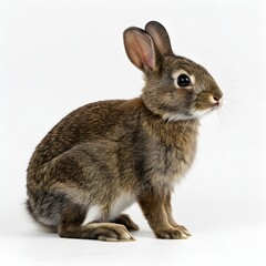 Obraz premium rabbit in a transparent or white background