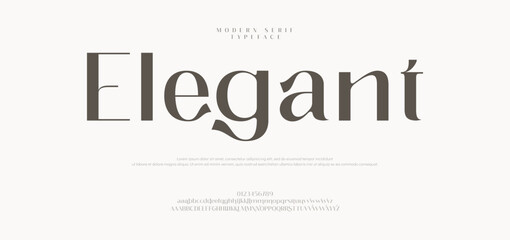 Elegant modern minimal abstract alphabet logo fonts. Typography technology, electronic, movie, digital, music, future, logo creative font.