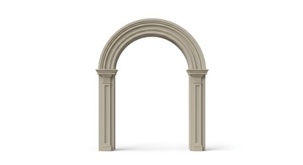 Elegant Classical Archway - Architectural 3D Model