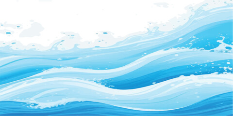 Soft Watercolor Texture Background with Blue and White Gradients for Wellness, Nature, and Beauty Brands. Modern Blue and White Watercolor Background with Flowing Wave Motion and Minimalist Aesthetic