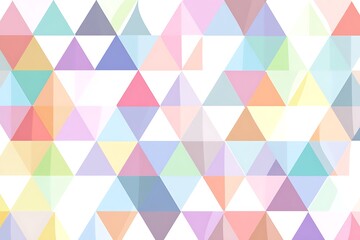 Pastel triangles pattern geometric background mosaic polygon shapes design texture wallpaper backdrop art