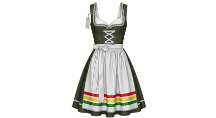 Isolated Dirndl Dress