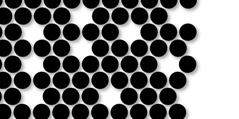 Black tiles wall. round marble textures, ball tiles. Top view pavement circle block black texture with seamless patterns floor background. Air Bubble wrap texture background. Textured Background.