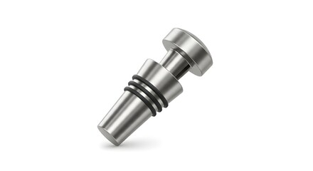 Modern Stainless Steel Wine Bottle Stopper - Elegant Design for Preserving Wine Freshness