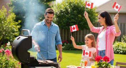 Canadian Family BBQ Celebration