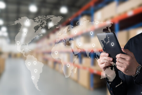 Mobile tech for warehouse logistics.