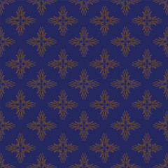 Hand drawn flowers. Seamless background with abstract cute flowers. Vector design ornament for paper; cover; fabric; interior decor; textile; fabric; wallpaper; surface design; label; packaging