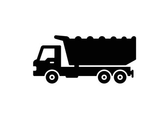 Fototapeta premium dump truck vector illustration