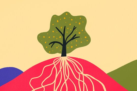 Roots of the mind, exploring inner growth through art