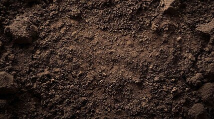 Dark Brown Soil Texture Background, soil texture, earth texture