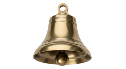 Isolated Brass Bell