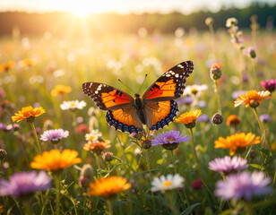 butterfly on a flower