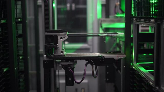 Automatic picking robot arm used in industrial factories
