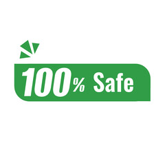 100% safe product badge png, certified trust tag png, secure clean label png