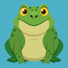 green frog cartoon