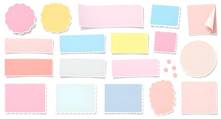 sticky notes, Sticky paper mockup, Paper pieces vector, Notes on white background, Sticky sheet design, Stationery notes, Memo paper sheets, Note reminders, Paper scraps set, Adhesive notes collection