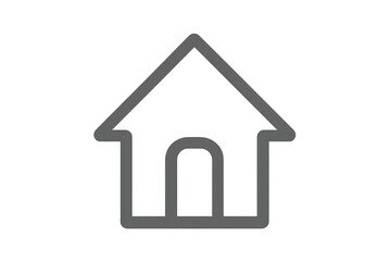 Fototapeta premium Home icon showing homepage and website