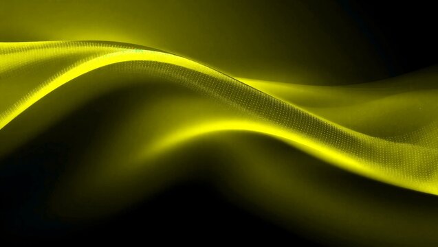 digital background with abstract design dominated by bright yellow and black