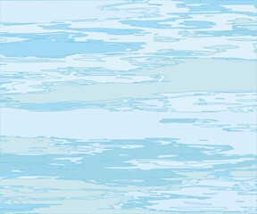 Blue Ocean Water Background, Sea Wavy Nautical and Marine Texture, Reflection Surface of the Water, Yachting Army Military Hunting Camouflage Uniform Pattern