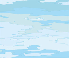 Blue Ocean Water Background, Sea Wavy Nautical and Marine Texture, Reflection Surface of the Water, Yachting Army Military Hunting Camouflage Uniform Pattern