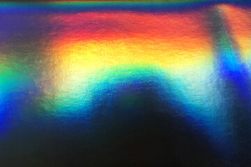 Fondo holografico. Distintos colores. holographic real texture in rainbow colors, colorful...
