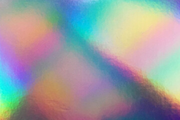 Fondo holografico. Distintos colores. holographic real texture in rainbow colors, colorful iridescent surface.