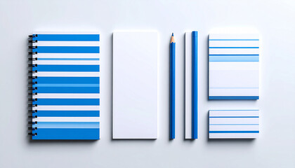 Minimalist Stationery Set with Clean Layout – Branding Mockup for Corporate Identity