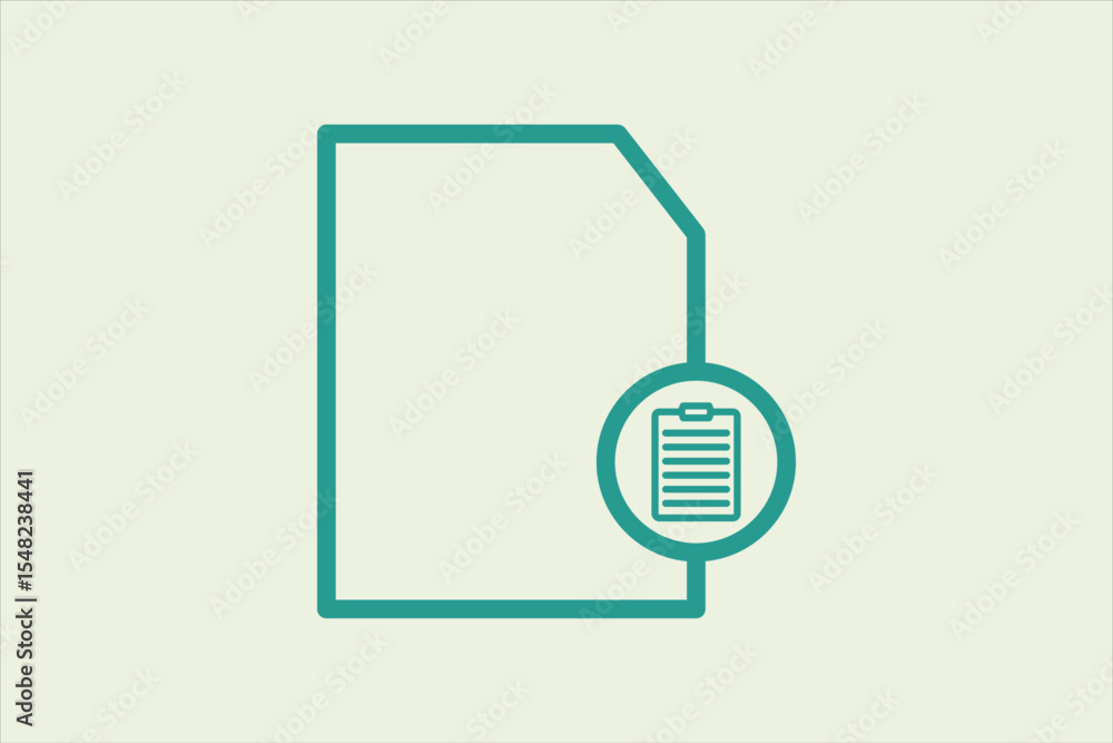 Poster paste file icon. icon related to ui elements. suitable for web site, app, user interfaces,element, p