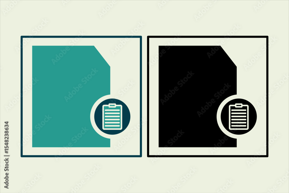 Poster Paste File icon. icon related to UI elements. suitable for web site, app, user interfaces,element, printable etc. solid icon style. simple vector design editable