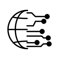 Digital Assets Icon Vector Symbol Design Illustration
