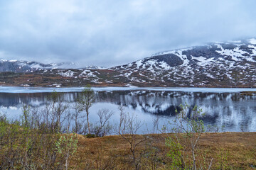 Landschaft auf der norwegischen Insel Senja