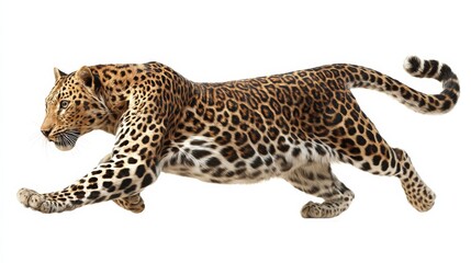 Running cheetah