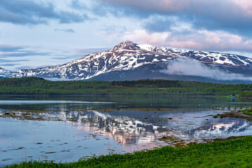 Landschaft auf der norwegischen Insel Senja